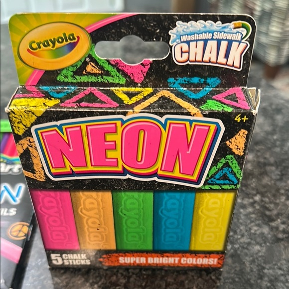 Rainbow Pencils & Neon Colored Pencils & Neon Sidewalk Chalk - Assorted Colors - Picture 2 of 9